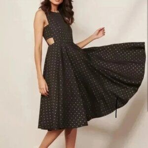 Ted Baker Lysanda Cut Out Jacquard Dress